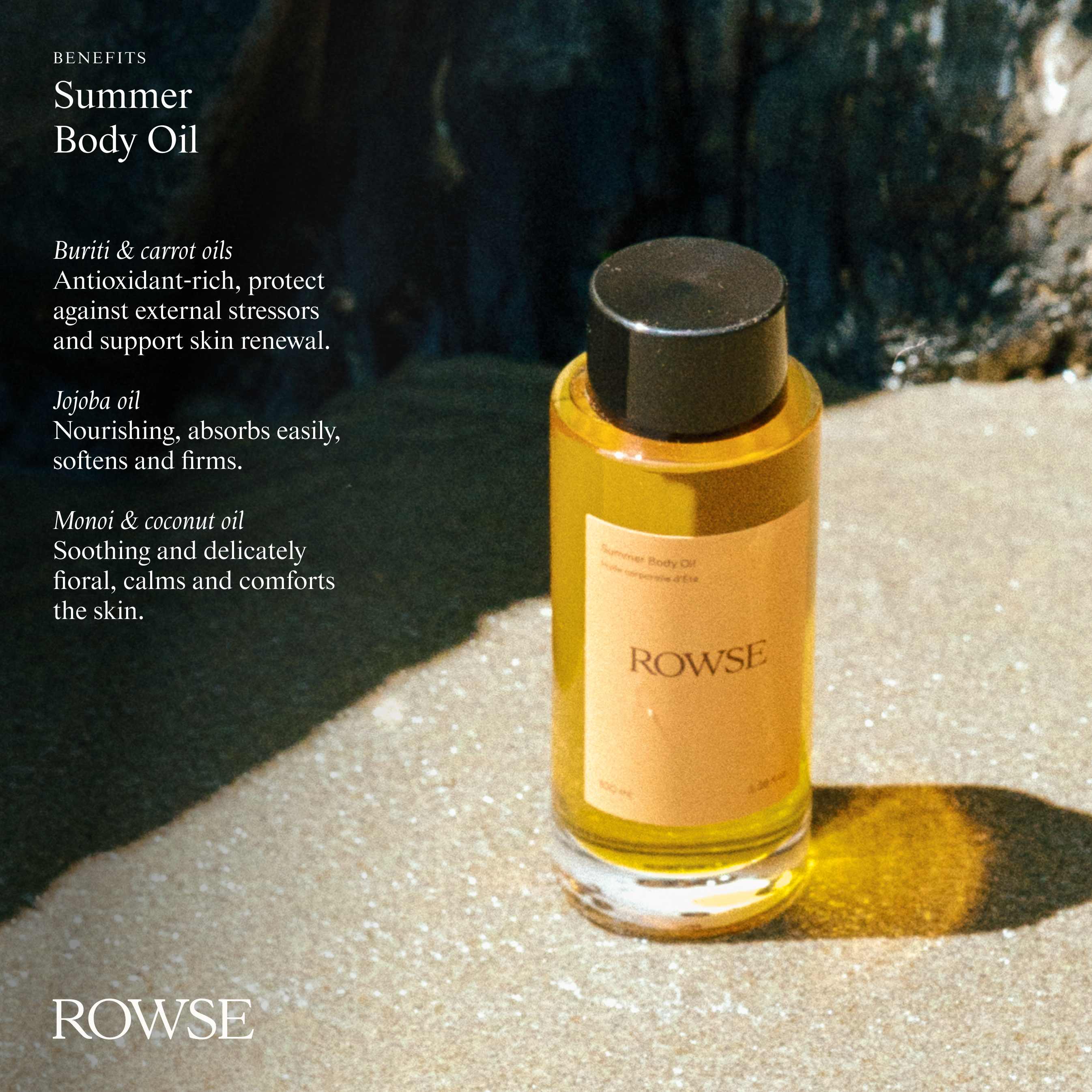 Aceite corporal de Verano